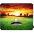 thumbnail image 1 of Golf Mouse Mat Grass Sunset Hole Outdoor Trees 9.5x7.9 Inch Smooth Mouse Pad for Gaming Office Work Home, 1 of 5