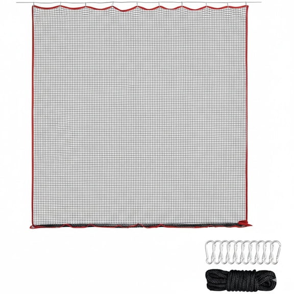 Vjnyvs Golf Practice Net High Impact Heavy Duty Barrier Net 1 Piece 10x10 Ft