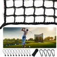 Golf Netting with Rope Rings Golf Hitting Nets for Practice or Garage