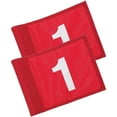 thumbnail image 1 of RENACLIPY Red Nylon Golf Flags for Yard Practice and Putting Training, 2 Pieces Golf Accessories, 1 of 6