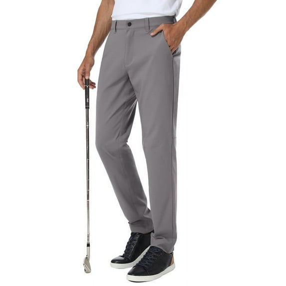 Golf Pants Men Stretch Dress Lightweight Business Casual Waterproof Hiking Quick Drying Work Pants