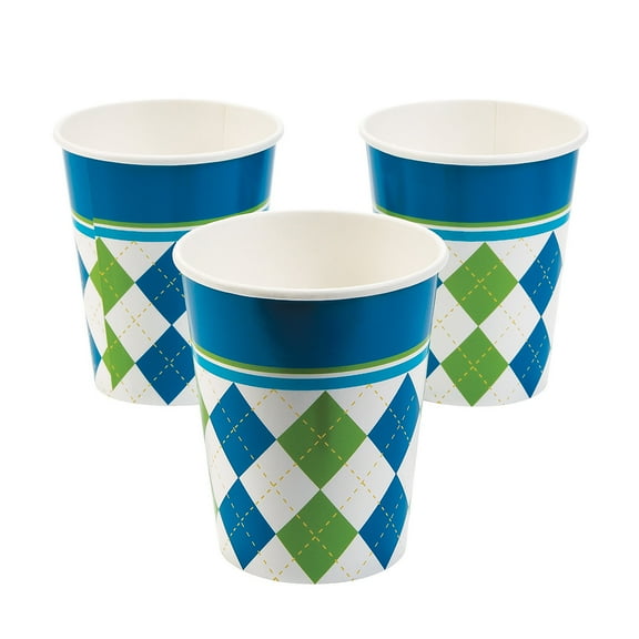 Golf Par-Tee 9Oz Cups - Party Supplies - 8 Pieces