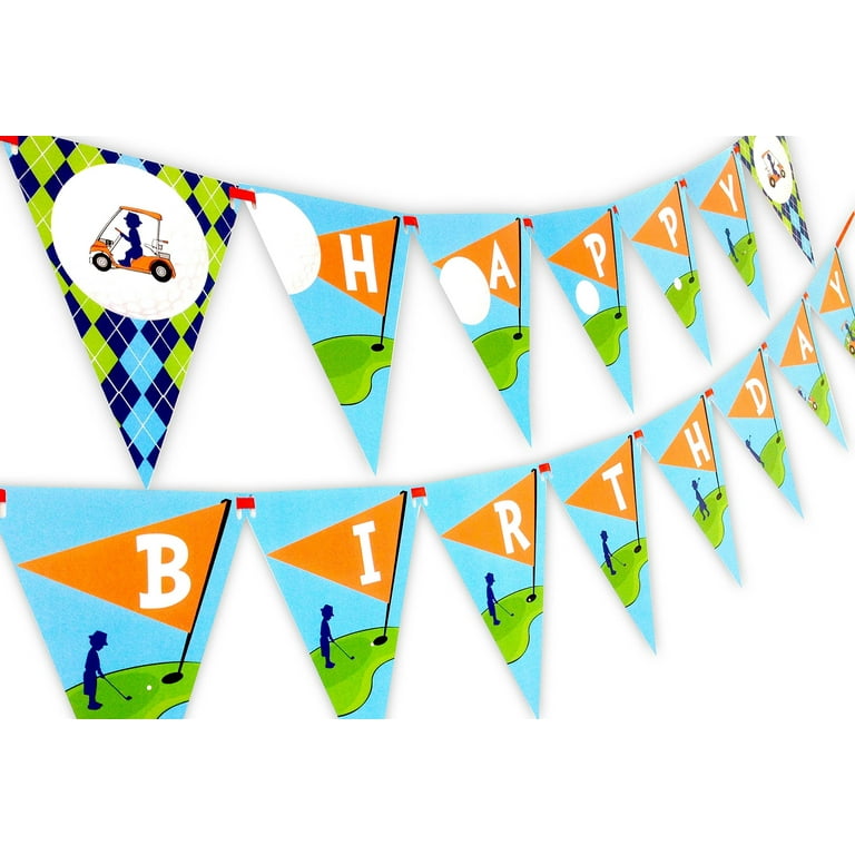 golf-party-happy-birthday-banner-pennant-walmart-com