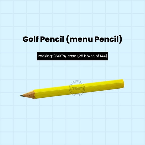 Golf Pencil (menu Pencil) FreshScent 3600's units/cs