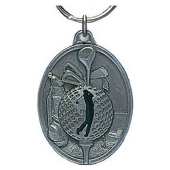 Golf Pewter Key Chain