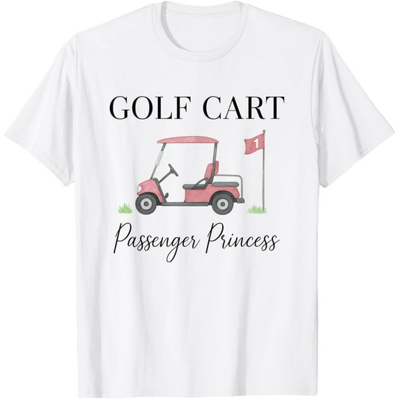 Golf Player Golf Vibes Coquette Golf Cart Passenger Princess T-Shirt