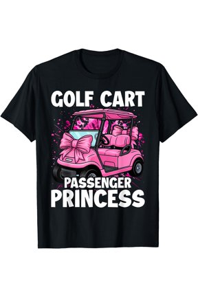 Golf Player Golf Vibes Coquette Golf Cart Passenger Princess T-Shirt