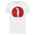 thumbnail image 1 of Golf Player Red Sun T-Shirt Men -Image by Shutterstock, Male Small, 1 of 2
