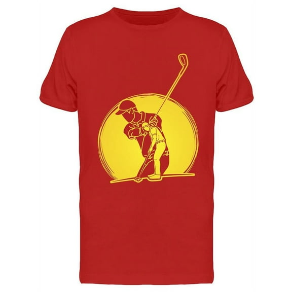 Golf Players Design T-Shirt Men -Image by Shutterstock, Male x-Large