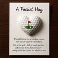 thumbnail image 1 of Golf Pocket Hug with Gift Card, Sport-Themed Pocket Collection With Inspirational Cards, Heart-Shaped Sport-Themed Pocket Hug Collection Card, Christmas Gift for Family and Friends, 1 of 3