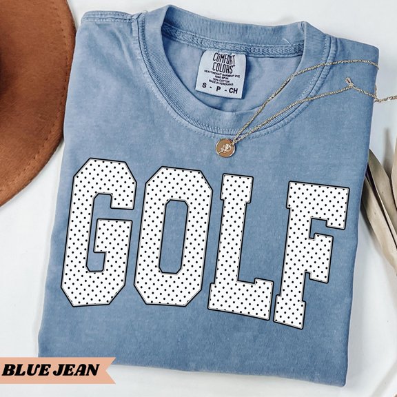 Golf Polka Dot Shirt Golf Lover Gift Golfer Tee Golf Shirt Gift Girly Golf Shirt Golfing T