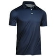 thumbnail image 1 of Golf Polo Shirts For Men Short Sleeve Lightweight, Navy Blue Collar Shirt Men Dry Moisture Wicking Performance Outdoor Casual S, 1 of 9