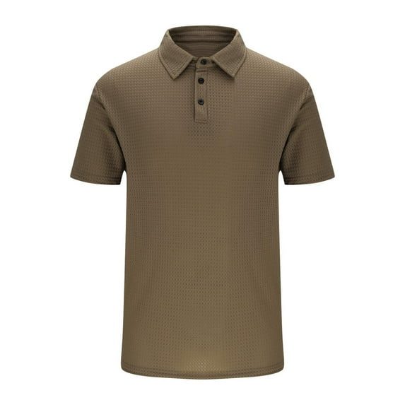 Golf Polo Shirts for Men Short Sleeve Wrinkle-Free 4 Way Stretch Moisture Wicking Performance Collared Tshirts