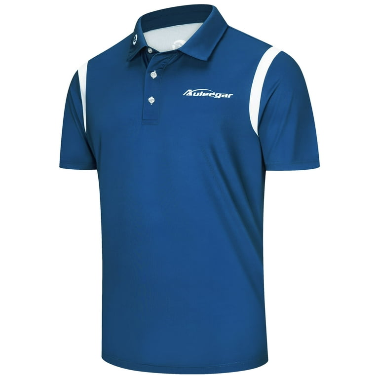 Golf Polo T-Shirts for Men Dry Fit Performance Short Sleeve Polo