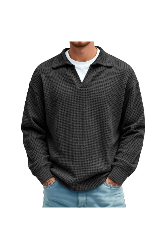 Golf Polos for Men Shirts Knit Collared Breathable Casual Men'S Clothing
