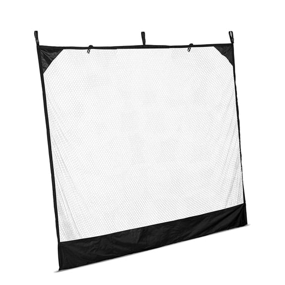 Golf Practice Barrier for Basement Training, 90 x 84 in Polyester Hitting Screen, Garage Swing Repeats, Home Use, Daily Drills