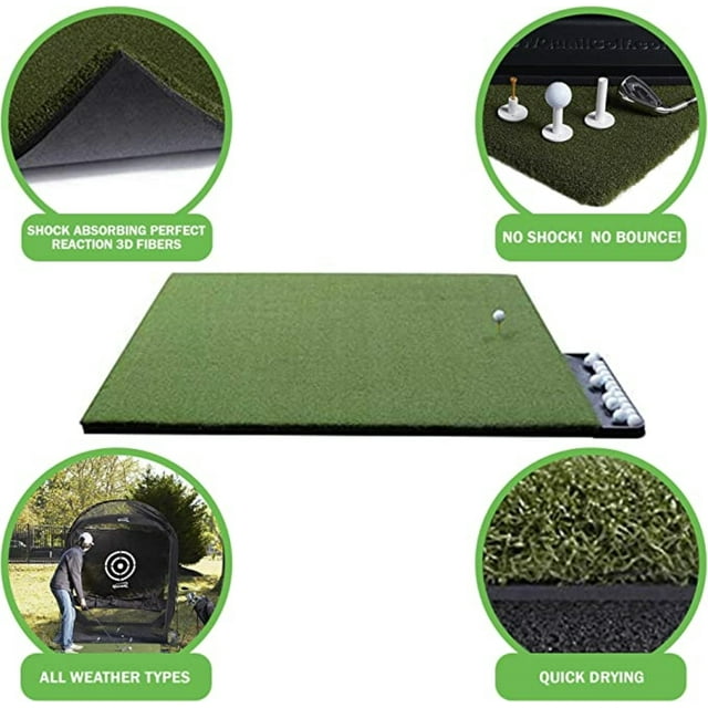 Golf Practice Mat D. W. Quail Golf Green Premium Residential Golf Mat