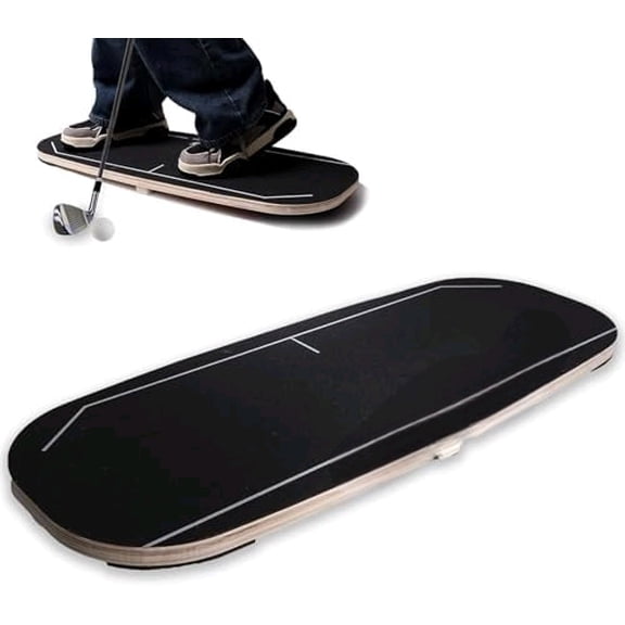 Golf Pressure Balance Board, Weight Shift Swing Trainer for Indoor & Outdoor Practice, Golf Training Aid to Improve Swing Tempo, Power, and Consistency$$Sport & Recreation Other