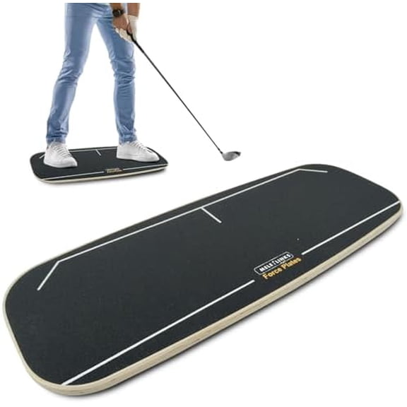 Golf Pressure Plate Golf Training Aid for Golfer Beginner, Weight Shift Balance Board - Increase Swing Speed Training- Strength & Tempo for Chipping Hitting Golf Club Practice Equipment