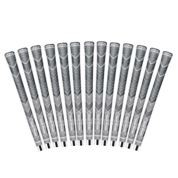 Golf Pride MCC PLUS4 MIDSIZE 60 Golf Club Grip GREY - 13 Pack