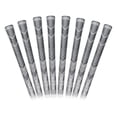 thumbnail image 1 of Golf Pride MCC Plus4 Golf Club Grip - All-Weather Hybrid Grip with Larger Lower Hand - Brushed Cotton Cord & Pebbled Texture - Jumbo - Grey - 8 Pack, 1 of 7
