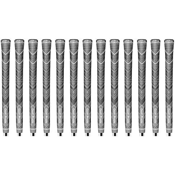 Golf Pride MCC Plus4 Golf Grip Bundle (13 Piece), Gray, Standard