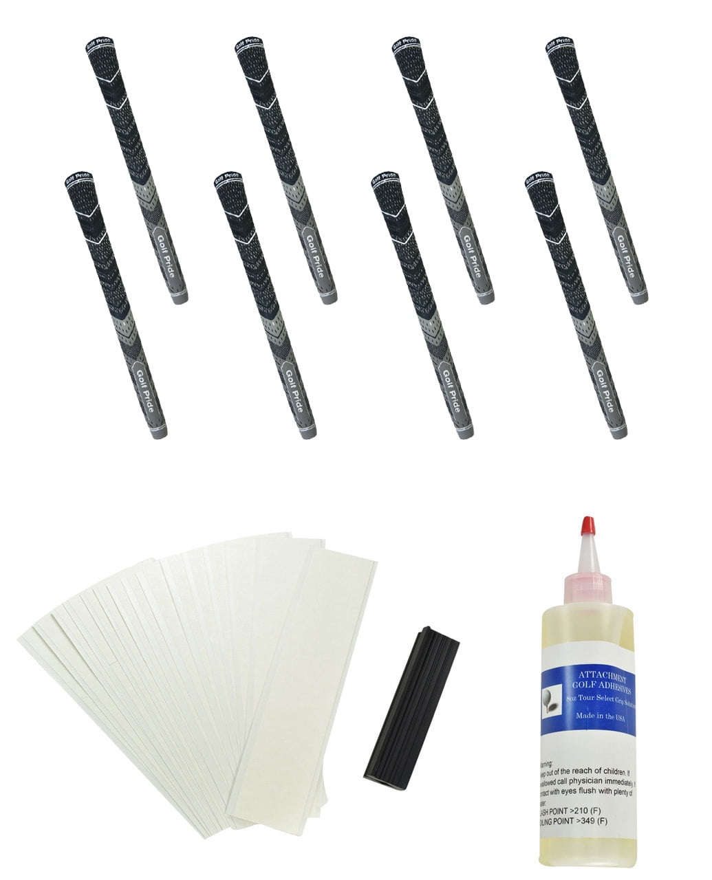 Golf Pride New Decade MultiCompound MCC Plus4 Jumbo 8 Piece Regrip Kit