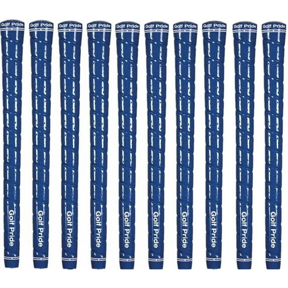 Golf Pride Tour Wrap 2G Golf Club Grip .600" Standard Blue 48g Bundle OF 10