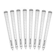 Golf Pride Tour Wrap Golf Grip - Comfortable, Durable Grip - Midsize - White - 8 Pack