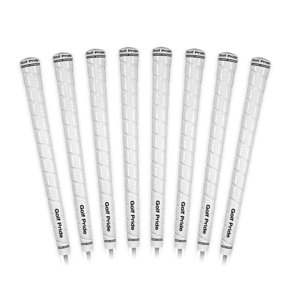 Golf Pride Tour Wrap 2G Grip Standard White - 8 Pack