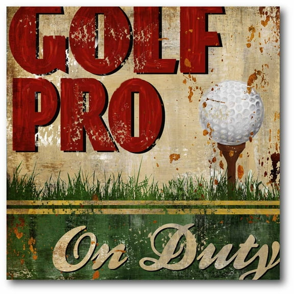 Golf Pro Gallery-Wrapped Canvas Wall Art, 16x16