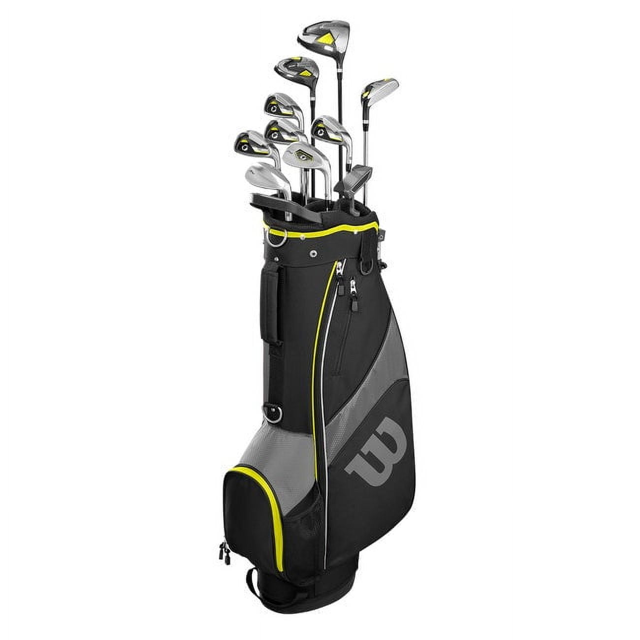 Wilson Teen Profile SGI Yellow and Black Complete Golf Club Set with Stand Bag