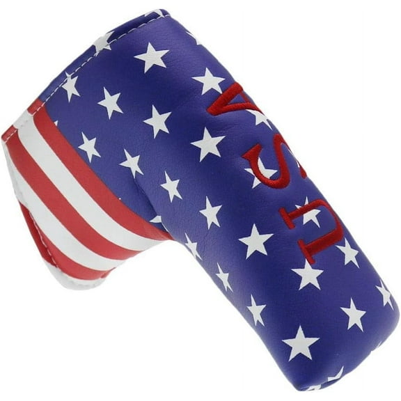 Golf Putter Cover Headcover Stars and Stripes Design