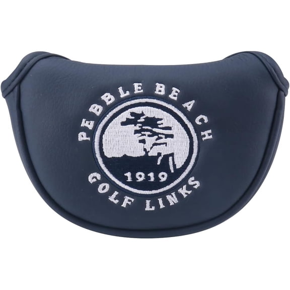 Golf Putter Headcover Magnetic Closure Half Mallet Golf Club Head Cover