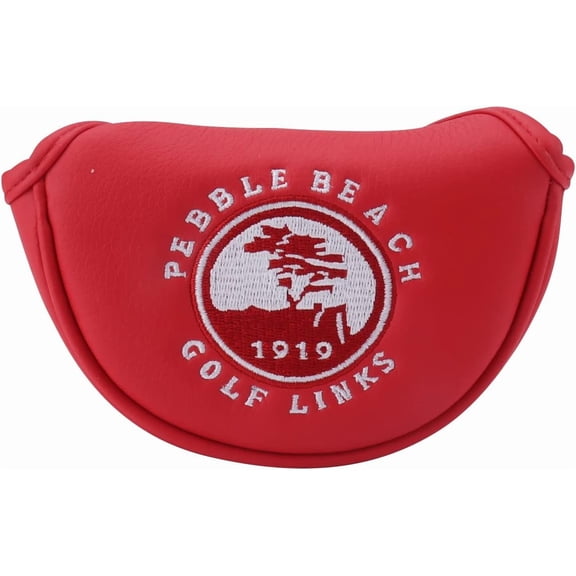 Golf Putter Headcover Magnetic Closure Half Mallet Golf Club Head Cover