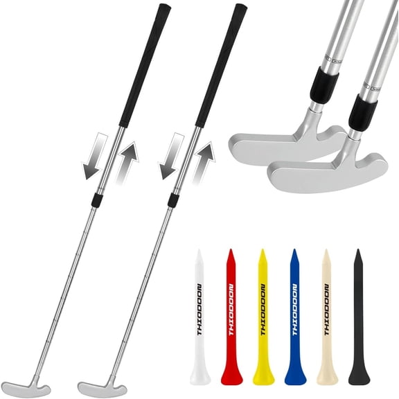 Golf Putters for Men and Women Two-Way  Putter Mini Golf Putter for Right or Left Handed Golfers Adjustable Length Golf Putter Suitable for , Teenagers and Adults
