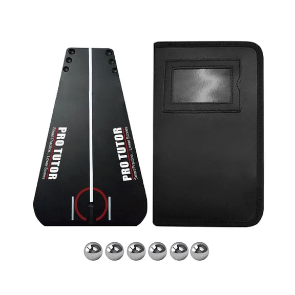 Golf Putting Alignment Aid Pad Putter Trainer to Improve Golf Putting, Golf Practice Equipment for Indoor or Outdoor Use