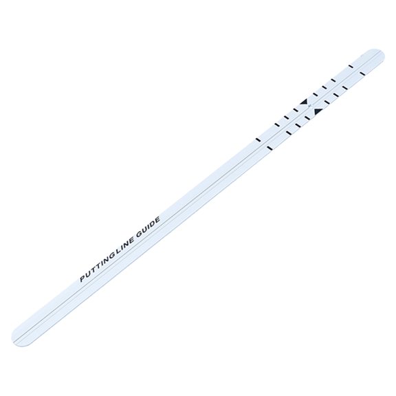 Golf Putting Alignment Rails & Straight Ruler Trainer - Portable Practice Guide Tool