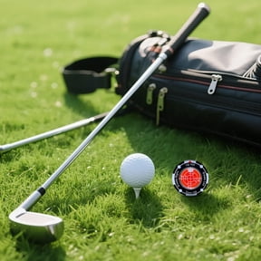 Golf Putting Green Level Reader Magnetic Clip Marker, Accurate Ball Position Slope Leveling Instrument, Compact Portable Golf Accessory for Green Reading Training Outdoor Game Gift
