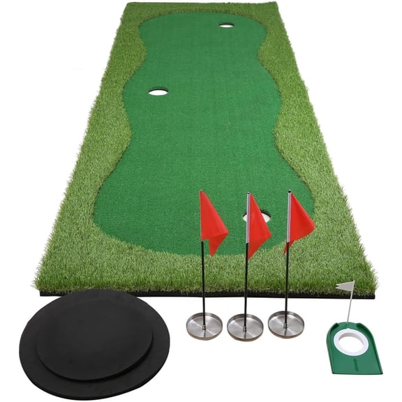 Golf Putting Green, Practice Putting Green Mat, Large Professional Golfing Training Mat for Indoor Outdoor…