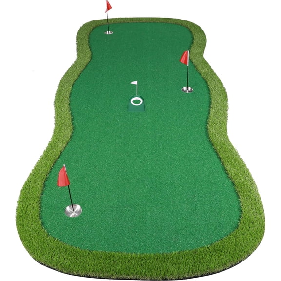 Golf Putting Green, Practice Putting Green Mat, Large Professional Golfing Training Mat for Indoor Outdoor…