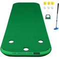 thumbnail image 1 of Golf Putting Mat, Golf Putting Green for Indoor/Outdoor, Golf Practice Mat with 1 Putter, 6 Golf Balls, 1 Movable Cup, and 1 Border, 1 of 6