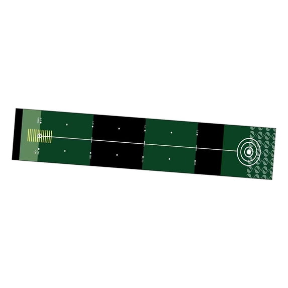Golf Putting Mat Training Pad Portable Polyester Construction for Indoor Outdoor Golfers Home Office