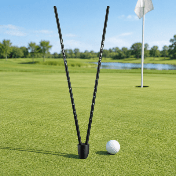 Golf Putting Practice Aid Putter Alignment Tool for Precise Strokes