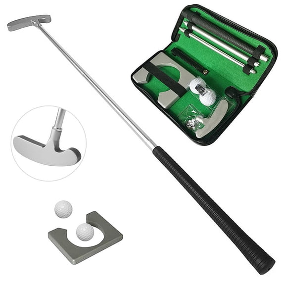 Golf Putting Set with Putter 2 Balls and Putting Cup for Indoor Use