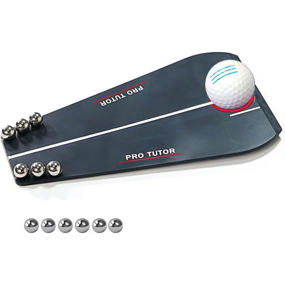Golf Putting Tutor, Golf Hitting Mat, Putting Mirror Training Aid, Puttout Circuit Trainer Groove, Putt Out Train Align Eyes Practice, Putter face, Alignment Starting Line Impact Stroke Path Motion