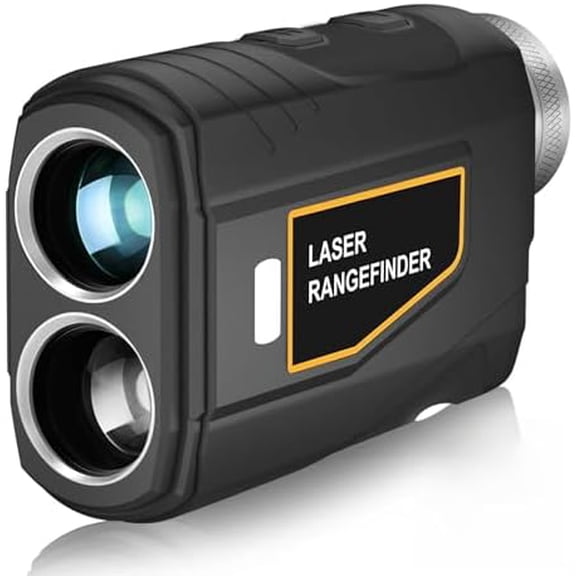 Golf Range Finder with Slope, 0.03s Pin Lock Vibration Laser Rangefinder, 1200 Yards Rechargeable Golf Scope Rangefinder for Hunting with 90% Ultra-Clear Lens, Magnet, IP54 Waterproof