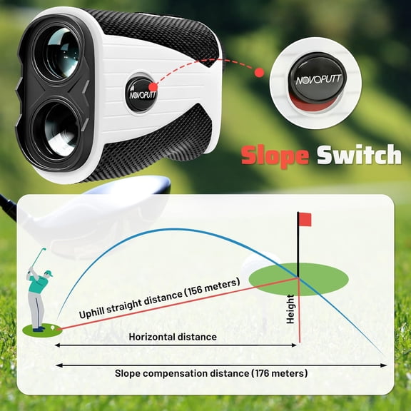 Golf Range Finder with Slope - 1200 Yards Laser Rangefinder for Golf & Hunting