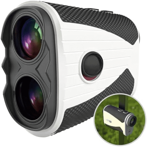 Golf Rangefinder with Slope 1200 Yards Laser Range Finder Golfing with Flag Pole Locking Vibration, 7X Magnification Rechargeable Laser Range Finder Distance Measuring with High-Precision