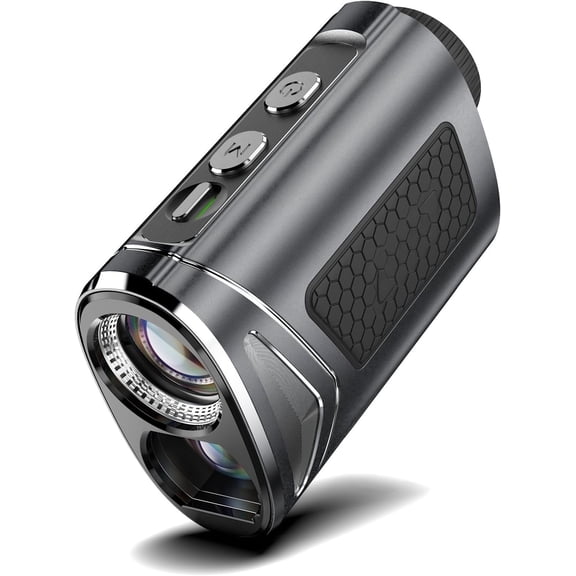 Golf Rangefinder with Slope - 1300 Y Golf RangeFinder, Flag Lock Vibration | 7X Zoom,   Mount, USB-C Rechargeable Range Finders, Compact & Lightweight